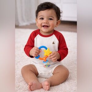 Baby Gap Long Sleeve Raglan Onesie Bodysuit